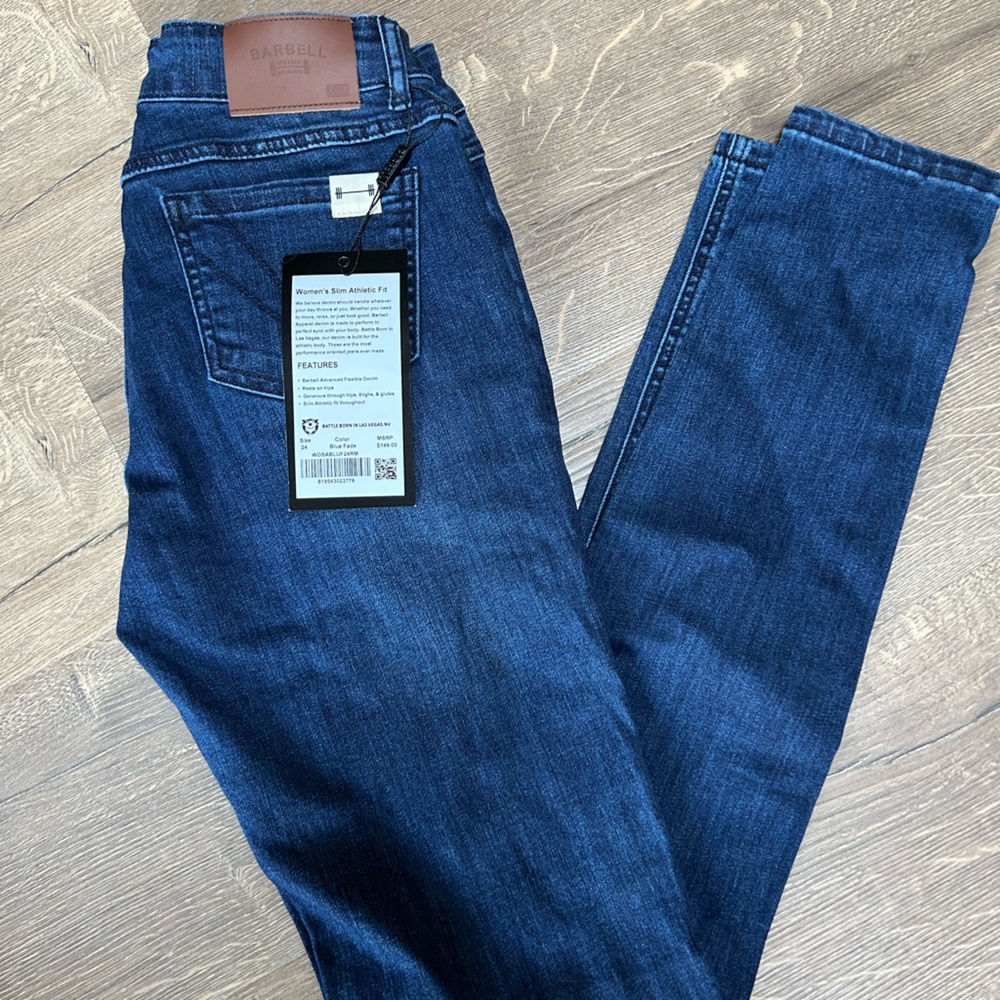 Barbell Athletics Women’s Athletic Fit Slim jeans (24)